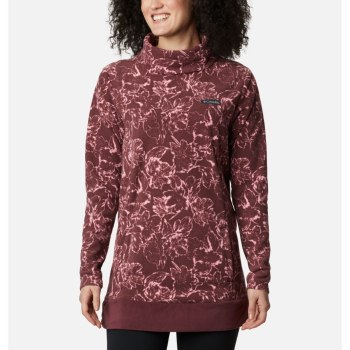 Columbia Sweater Dames, Ali Peak Fleece Tunic Bordeaux, 98ONPHBIY